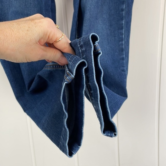 Free People High Rise Skinny Cropped Jeans Women's Size 29 Side Zip Stretch Soft - Picture 7 of 13